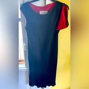 Jessica Howard Petite Black & Red dress.Size 4 Petite